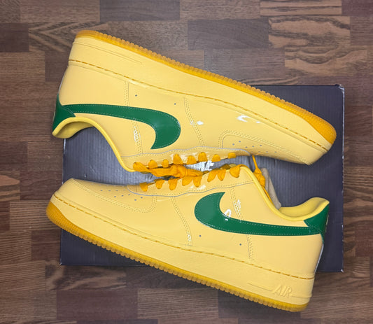 Nike Air Force 1 Low Patent Leather Topaz Gold