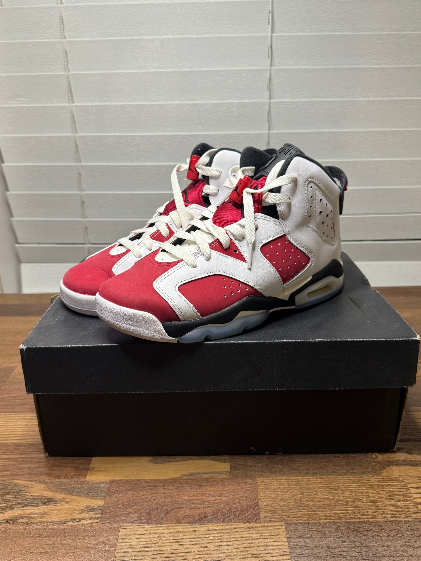 Used GS Jordan 6 Carmine