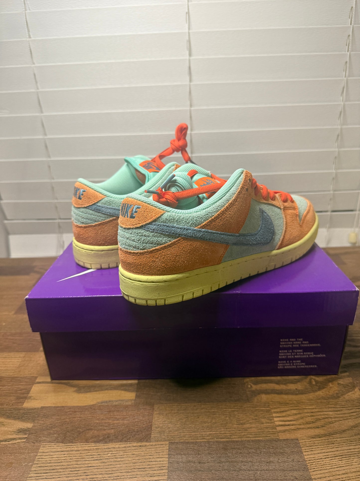 Nike SB Dunk Low Orange Emerald Rise