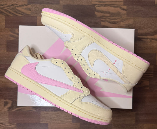 Air Jordan 1 Low x Travis Scott Shy Pink